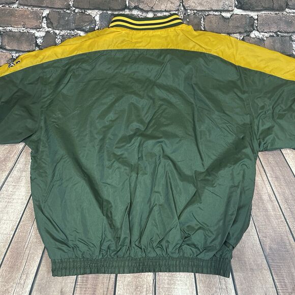 Vintage 90s Green Bay Packers Pro Player Reversible Windbreaker Mens Size Large - Picture 7 of 12